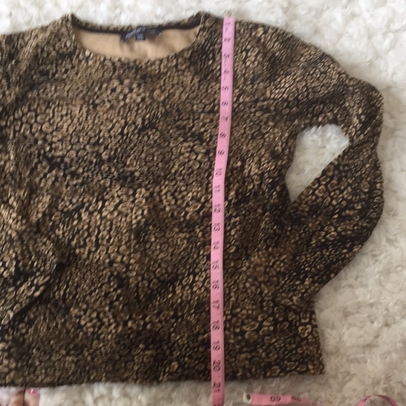 Jones New York Women’s Signatures Animal Print T-Shirt Size Small - Picture 5 of 7